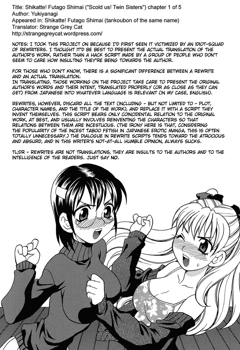 Hentai Manga Comic-Scold Me! Twins Sisters-Read-121